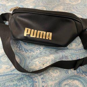 Puma black shoulder bag/ fanny pack
